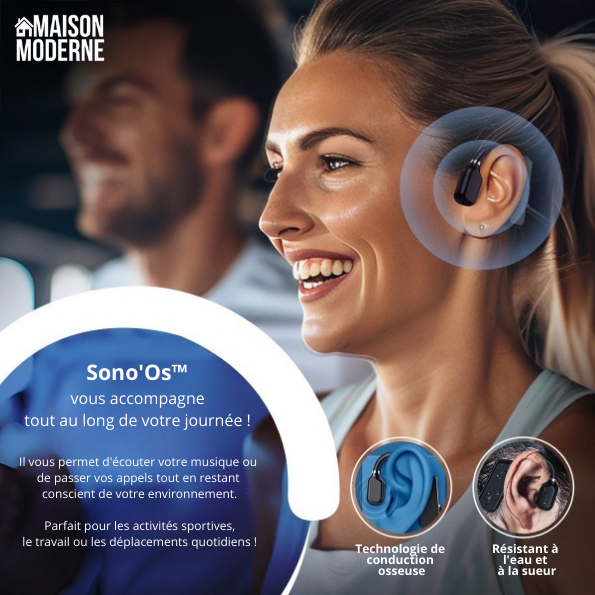 Sono'Os™ - Casque sans fil à conduction osseuse